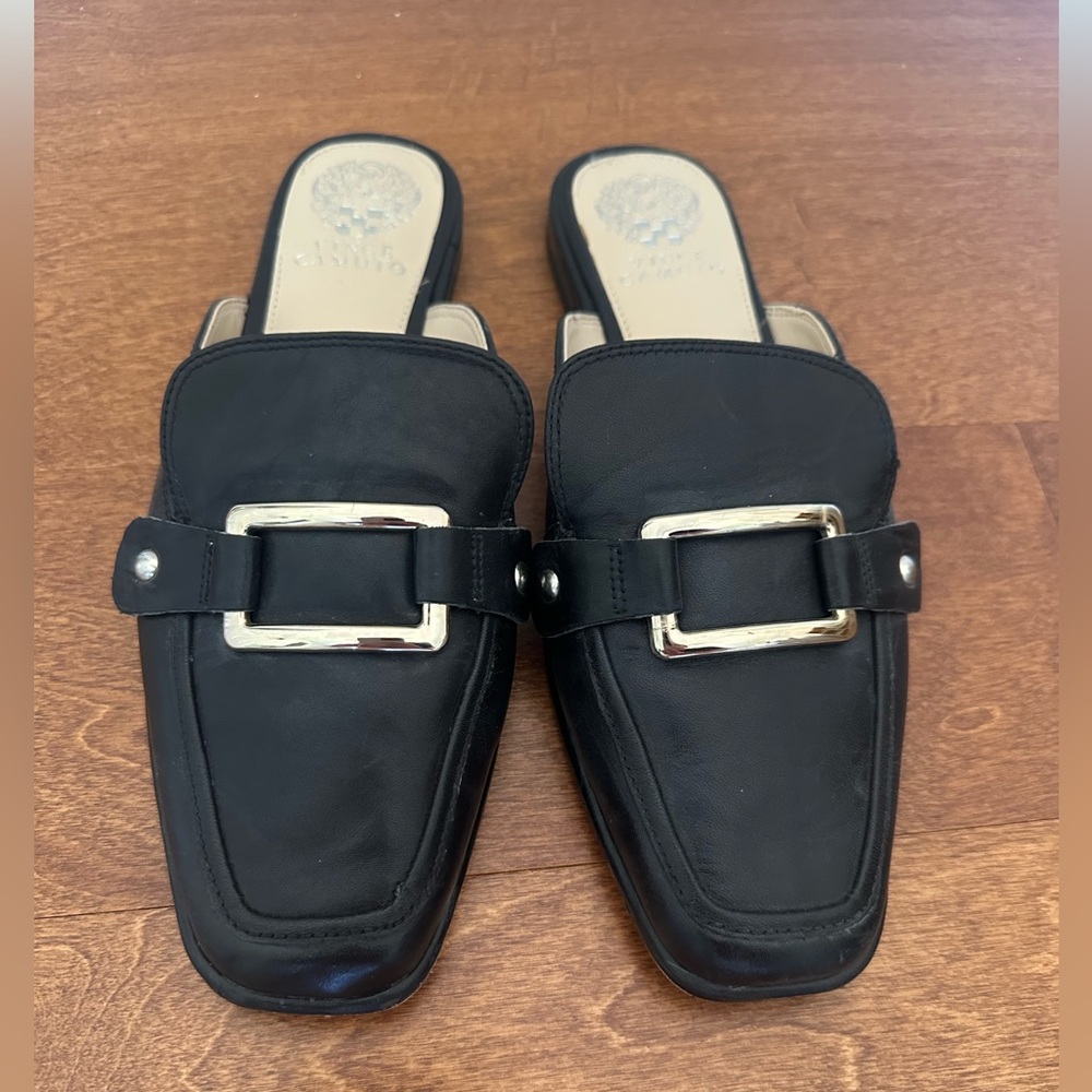 Vince Camuto Black Slip-On Loafers - Size 8. Worn Once.